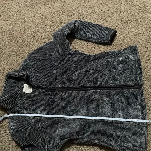 Faded Glory gray/black fleece zip jacket Sz Medium - Picture 15 of 15